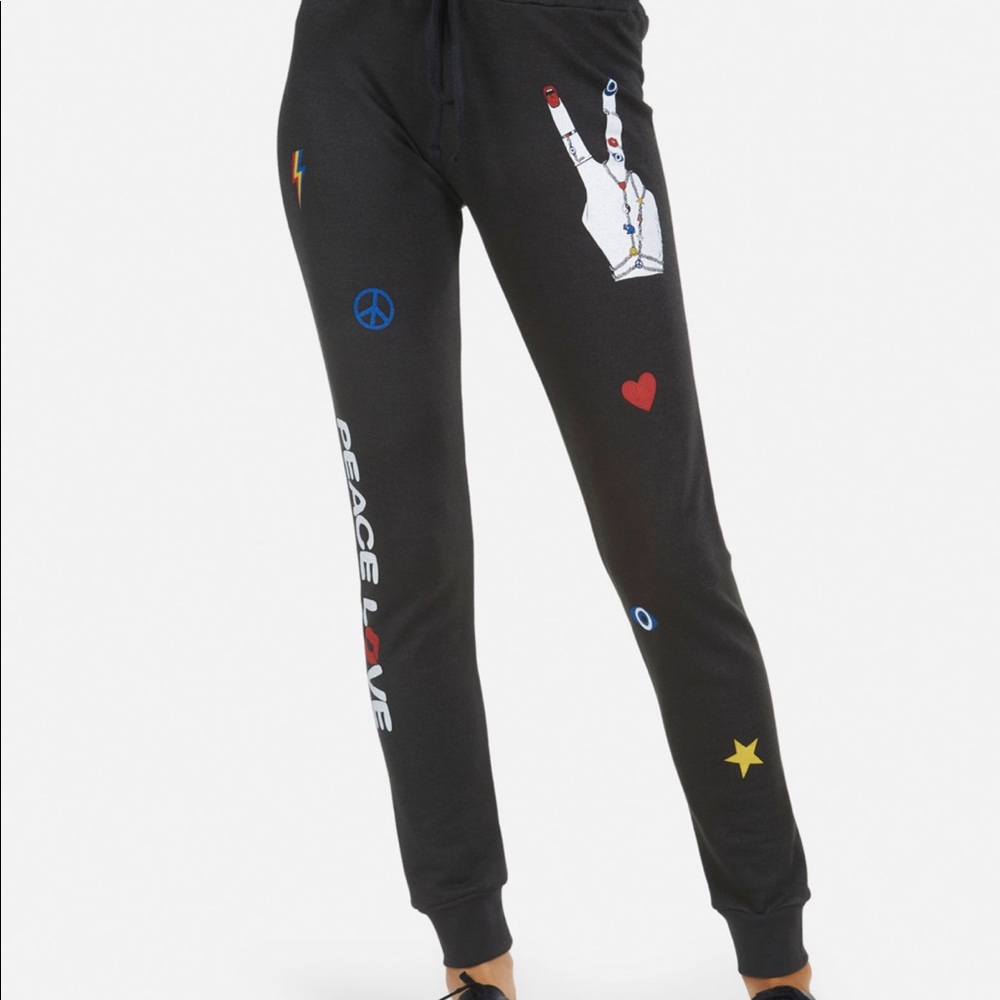 Peace love moshi sweatpants